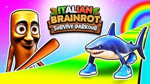 Italian Brainrot Survive Parkour Game