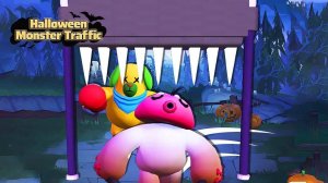 Halloween Monster Traffic: Road Crossing Game