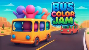 Bus Color Jam - Free Online Puzzle Game