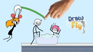 Draw To Fly: Puzzle Drawing Game