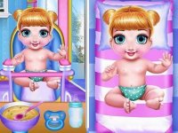 Princess Newborn Twins Baby Care Game