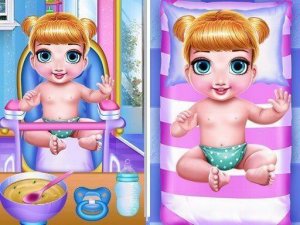 Princess Newborn Twins Baby Care Game