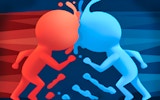 Blue And Red Man: Crowd Runner